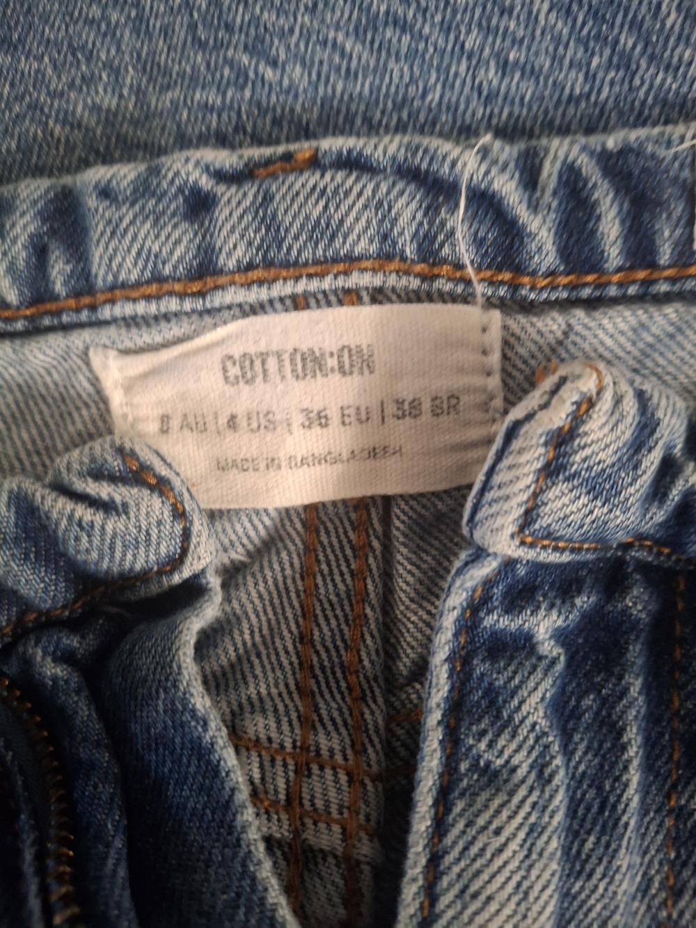 Cotton On Light Blue High-Waist Wide Leg Jeans - Picture 2 of 5